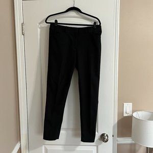 LOFT Marisa Skinny Ankle Pants Black size 6